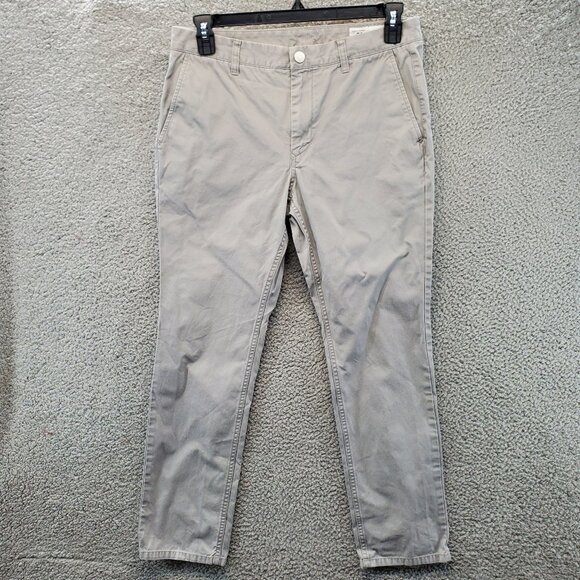 Bonobos Other - Bonobos Chino Pants Slim Tailored  Mens Size 33x30 Light Gray Cotton Pockets